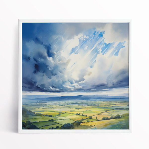 South Downs National Park Painting by Artist Incognito