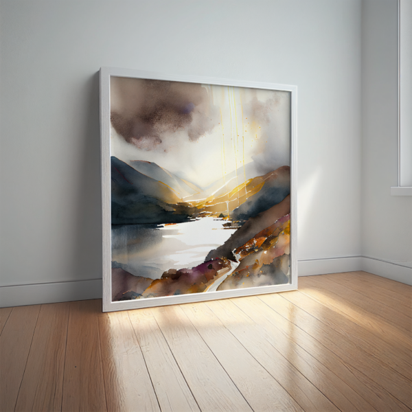 Lake District Artwork - watercolour painting by Artist Incognito