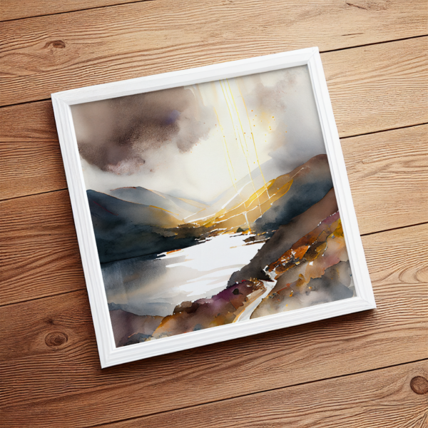 Lake District Artwork - watercolour painting by Artist Incognito