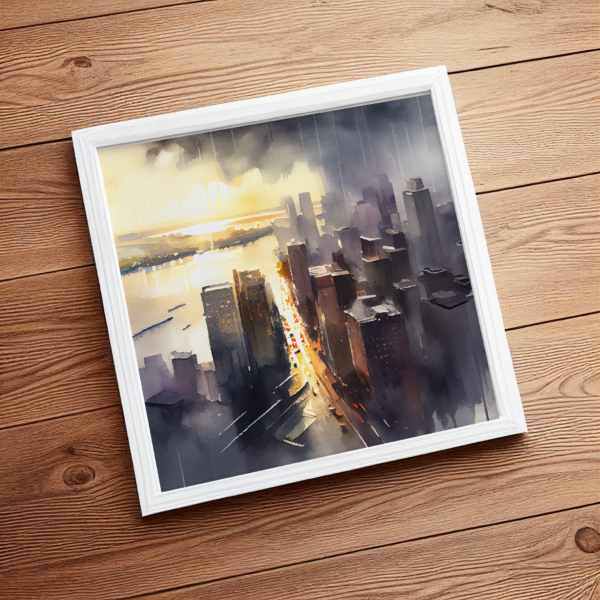 Manhattan Cityscape painting