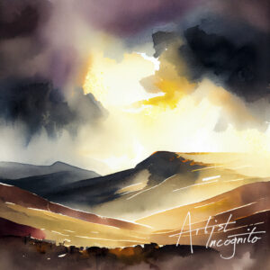 Brecon Beacons Landscape Painting