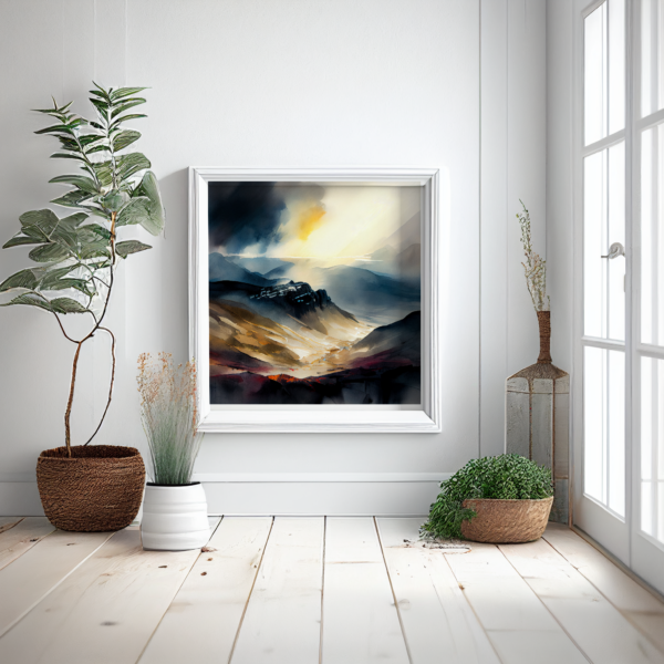 Scottish Highlands Painting