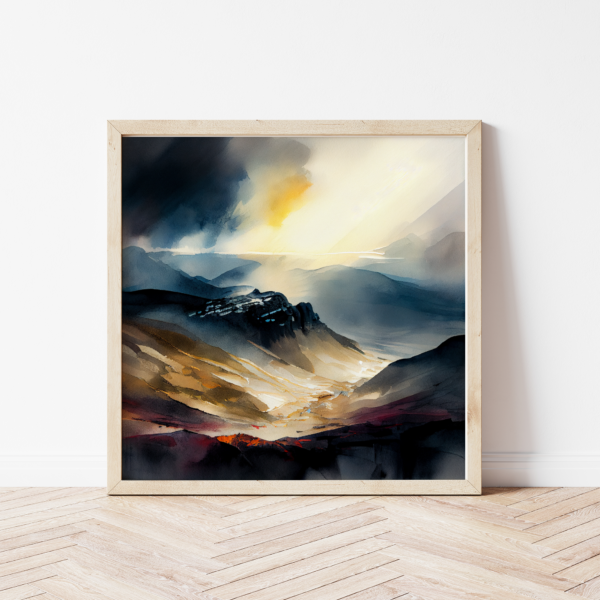 Scottish Highlands Painting