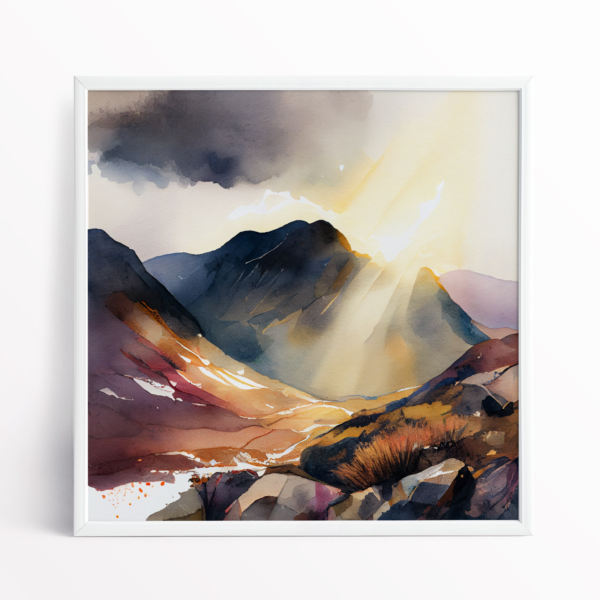 Scafell Pike Painting by Artist incognito