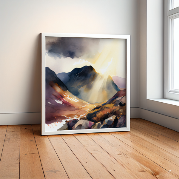 Lake District – Scafell Pike Print - Artist Incognito