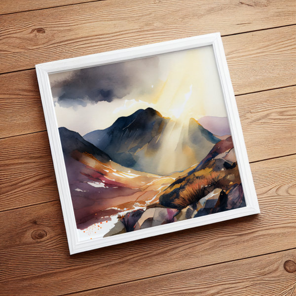 Scafell Pike Painting by Artist incognito