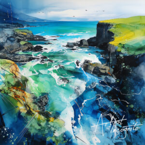 Abercastle - Abstract Seascape