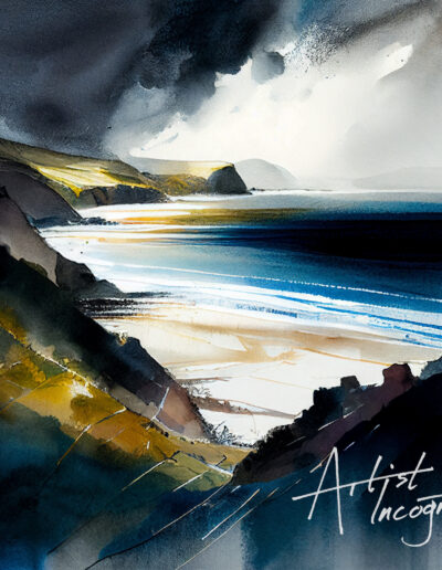 Pembrokeshire Coastline Painting