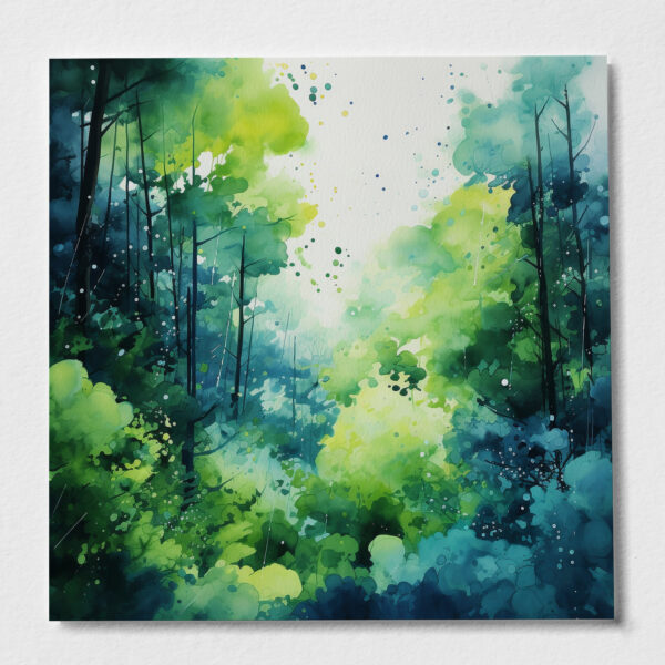 Woodland Forest Painting
