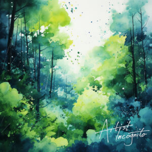 Woodland Forest Painting