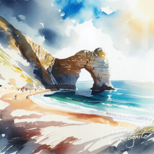 Durdle Door Painting