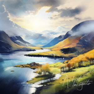 Wastwater Painting - Lake District