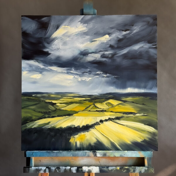 Oil Painting of the South Downs