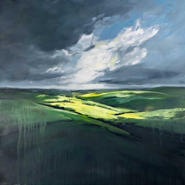 Southdowns Original Oil Painting