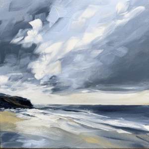 Cornwall Abstract Landscape Beach Painting